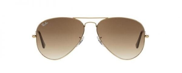 Слънчеви очила Ray-Ban RB3025 001-51 Aviator Gold Brown front